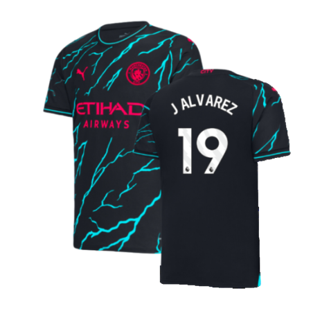 Man City Julián Álvarez 19 Third Soccer Jersey 2023/24