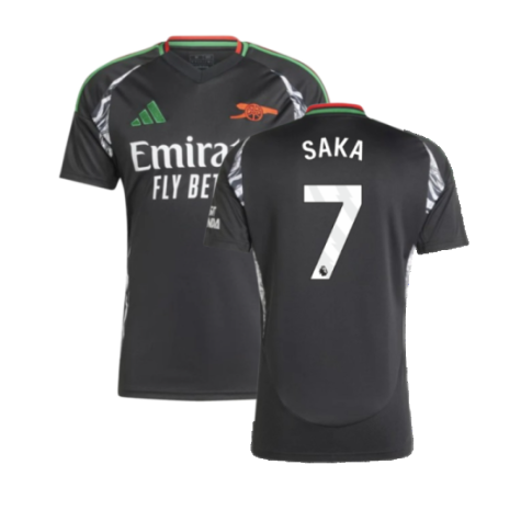 Arsenal Bukayo Saka 7 Away Soccer Jersey 2024/25