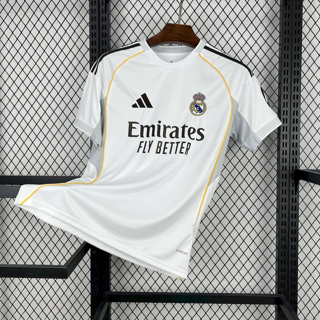 Real Madrid Jude Bellingham 5 Home Soccer Jersey 2025-2026