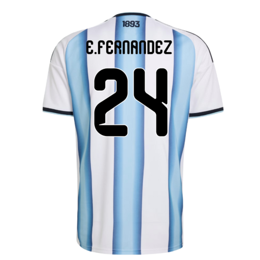 Argentina Enzo Fernandez 24 Home Soccer Jersey World Cup 2026