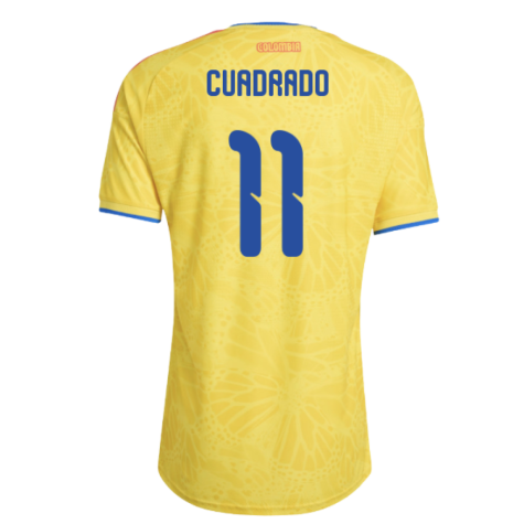 Colombia Juan Cuadrado 11 Home Soccer Jersey World Cup 2026