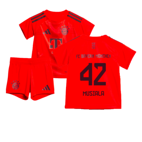 Kids & Junior Bayern Munich Jamal Musiala 42 Home Soccer Jersey 2024/25