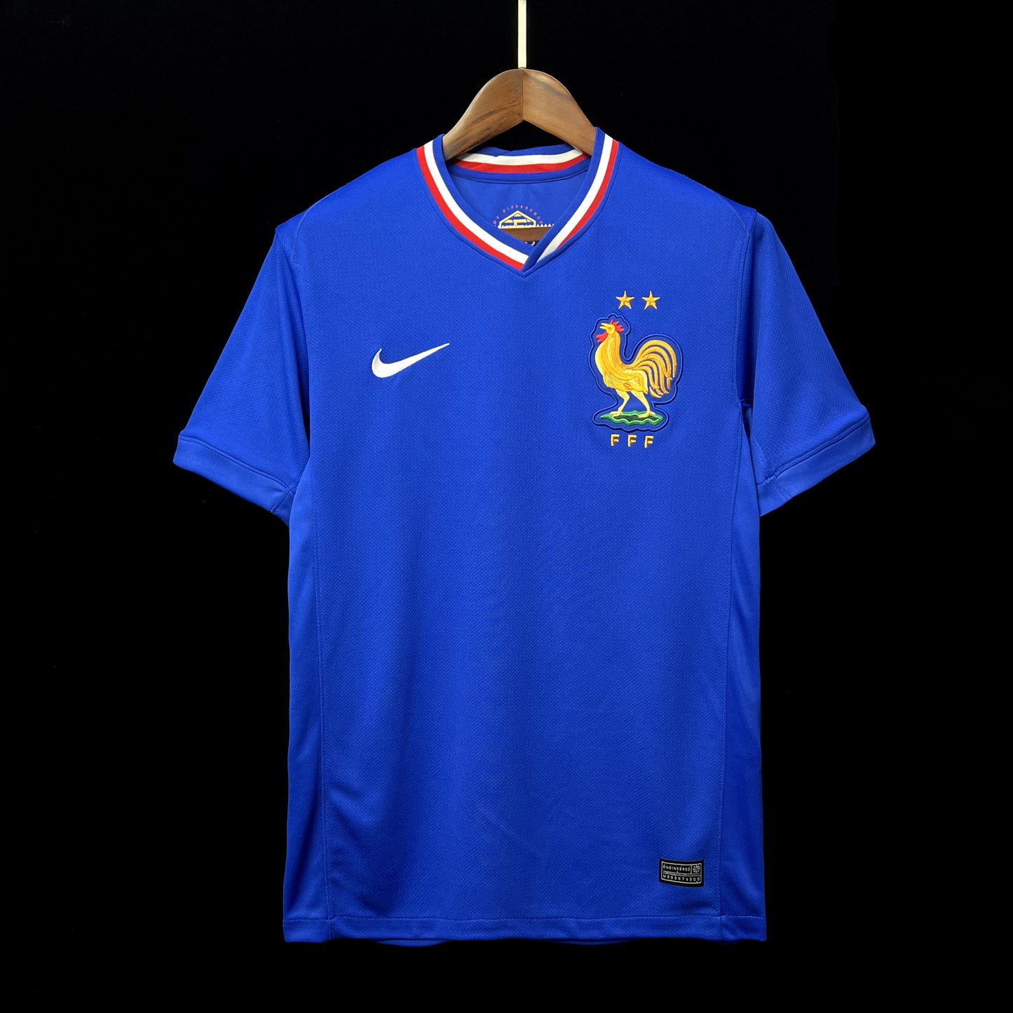 France Kylian Mbappé 10 Home Soccer Jersey Euro 2024