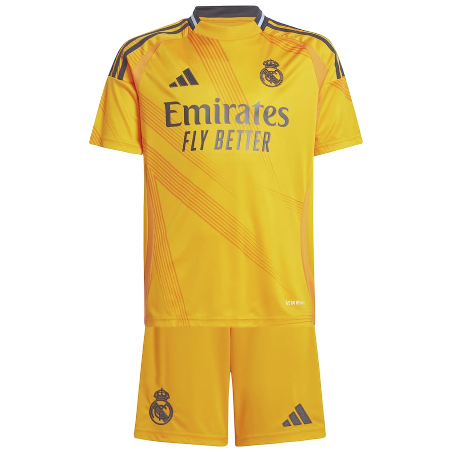 Real Madrid Cristiano Ronaldo 7 Away Soccer Jersey Kids Mini Kit 2024/25