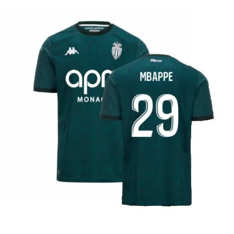 AS Monaco Kylian Mbappé 29 Away Soccer Jersey 2024/25