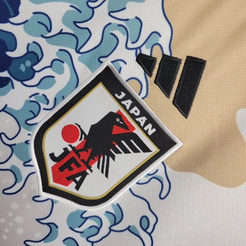 Japan Kanagawa Oki Naniwa Limited Edition Soccer Jersey 2023/24 - Blue