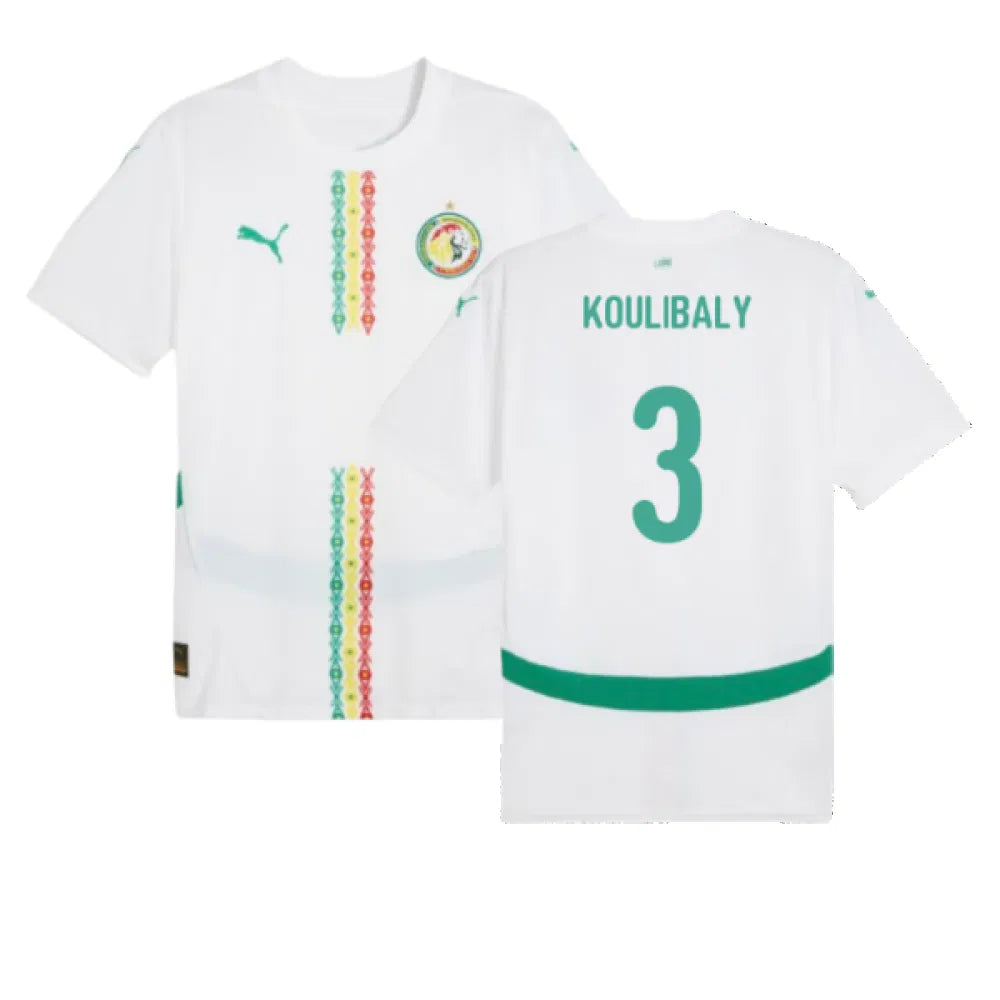 Senegal Kalidou Koulibaly 3 Home Soccer Jersey 2024/25