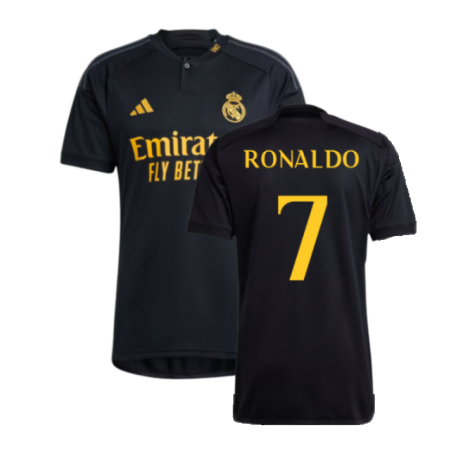 Real Madrid Cristiano Ronaldo 7 Third Soccer Jersey 2023/24